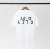 Mens Tshirts 2023 Women Tshirts Designer Galleryes Depts Shirt Alphabet Print Trendy Trend Basic Casual Fashion Loose Short Tshirt Half Sleeve Tees Greesml