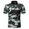 Men's Polos MOGU Arrival Short Sleeve Shirts Camouflage Fashion Hawaiian Style Slim Cotton Asian Size Large 3XL Polo Shirt Homme