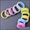 Band Rings Individuality 8Mm Width Sile Originality Luminous Men Women S Ring Colours Male For Sale Wholesale Drop Delivery Jewelry Otywc