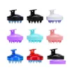 Brosses de bain Éponges Épurateurs Sile Tête Brosse Shampooing Cuir chevelu Mas Confortable Lavage des Cheveux Peigne Corps Spa Minceur Brosses Drop Del Dhcei