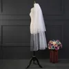 Bridal Veils Two Layers Short Wedding Veil Waltz With Comb White Ivory Accessories Soiree