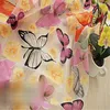 Curtain Selling 200cm X 100 Cm Butterfly Print Sheer Window Panel Curtains Room Divider For Living Bedroom Kitchen
