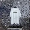 xinxinbuy Men designer Tee t shirt 23ss paris Painting letters print stripe short sleeve cotton women black khaki white XS-XL