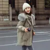 Kvinnors dikerockar 90 Vit Duck ner 2023 Winter Jacket Medium och Long Women's Fashion Korean Big Fur Collar Coat