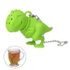 Kaffe te -verktyg Creative Dinosaur Shape Infuser Sile Teaware Tomt Sile P￥sar K￶k levererar v￤xtbaserad filter diffusor drop del dhta7