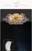 Full Copper Crystal Taklampor Fixtur American Modern Luxury Taklampor Europeiska Art Deco Romantiska ytmonterade hängande lampa Hem inomhusbelysning