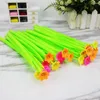 12pcs pianta fiore penna gel carino morbido narciso erba inchiostro studente cancelleria premio forniture per ufficio