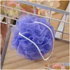 Bath Brushes Sponges Scrubbers 30 Gram Shower Sponge Mesh Pouf Nylon Loofahs Small Ball Drop Delivery Home Garden Bathroom Accesso Dhi8O