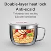 Bowls European Style Universal Multi-functional Dorm Noodle Rice Bowl BPA Free Mixing Heat-resistant Cooking Utensils