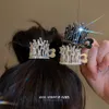 Neue Perle Strass Haar Krallen Band Mädchen Hohe Pferdeschwanz Clip Feste Haarnadel Klaue Clip Advanced Sense Haare zubehör Kopfbedeckungen 1400