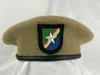 Berets Us Army Ranger Regiment Wool Beret Khaki 1star Brigadier General Rank Hat Military Store