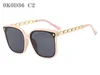 女性用のサングラス高級サングラスレディースファッションサングラスUV 400レトロ特大のサングラストレンディレディースデザイナーサングラス0K0D36