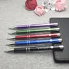 20000 PCS Stok 4colors Metal Ball Pens 50pcs Satılık çok özelleştirilmiş hediyelik eşyalar yıl parti düğün balo