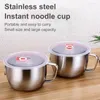 Bowls European Style Universal Multi-functional Dorm Noodle Rice Bowl BPA Free Mixing Heat-resistant Cooking Utensils