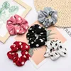 Hair Jewelry Fashion Colorful Basic Elastic Lace Bands Holder Leopard Scrunchies Headband For Girl Women Accessories