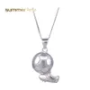 Pendant Necklaces Fashion Sports Football For Boy Men Gifts Soccer Ball Necklace Jewelry Drop Delivery Pendants Otu8S