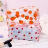 Torebki kosmetyczne 1PC Girl Clear Bag Pvc Przezroczysty makijaż dla kobiet Wodoodporne zamek błyskawiczny