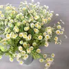 Decorative Flowers 30 Heads/Branch Artificial Dasiy Flower Silk Fake Bouquet Small Daisy For Home Room Decoratiuons