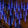 Strings 8 buizen 30 cm Meteoor Douche Regen LED Holiday Lighting Street Garland Kerstboomdecoraties voor Outdoor Year Noel Navidad