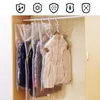 Storage Boxes Hanging Clothes Compression Bag Transparent Large Thick Down Jacket Pumping Vacuum For Sorting