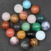 Stone 20mm Reiki Healing Chakra Natural Crystal Ball Bead Palm Craft Quartz Mineral Crystals Tumbled ￤delstenar Handbit Heminredning Dhzkf