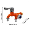 Bathroom Sink Faucets Double Outlet Faucet Washing Machine For Garden Washer Mop Pool Tap Accessories