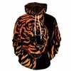 Heren Hoodies Animal Hoodie Hip Hop Streetwear Casual Brand 3D Tiger XXS-4XL Sweatshirts