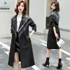 Dames Trench Coats Windscheper Long Women's Spring Herfst Temperament Leisure Boutique Foursed Female