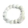 Bracelets de charme Jade natural Brave Bracelet Homens e mulheres amantes