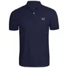 Herrpolos herrskalle och ben Evil cool broderi broderade poloshirts