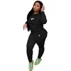 Plus Size Women Women Sport Wear Stand Collar Tracksuits Sexy Mulheres Casual Pullover com z￭per com Pant jogging 2pc Conjunto