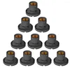 Uchwyty lampy 10pcs Uchwyt E27 Vintage Light Podstawa Śruba Śruba Oprawa Gniazdka Energia Oszczędzanie LED Adapter Stoy Converter