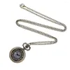 Montres de poche Vintage Nostalgic Watch Fob Men and Women Couple Retro Quartz Hanging Table Commémorative