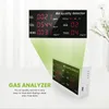 In 1 Multifunction Air Quality Monitor With LED Display Pollution Detector For CO/CO2/HCHO/AQI/TVOC Outdoor Indoor