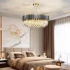 Chandeliers Creative Led Crystal Candelier para Living Dining Room Decoração de casa moderna Lâmpada de cozinha Luxo pendurado iluminação Cristal Luster