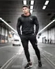 Herrbyxor män svettbyxor 2023 casual mens joggers byxor mode gym fitness bodybuilding fickor boutique sportkläder