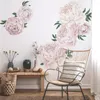 Wall Stickers Funlife Large Light Pink Flowers Decoration Self-adhesive Bedroom Living Room Layout