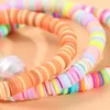 Bracelets de charme Bohemia Pearl Shell for Women Multicouche Polymer multicouche Clays Elastic Party Party BielryCharm