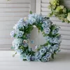 Decorative Flowers & Wreaths Artificial Peony Flower Wreath 20-Inch Beautiful Handcrafted Mix Front Porch Wedding Holiday Party Decoration