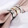 Wedding ringen klassieke zwarte kleur roestvrijstalen band voor mannen charming vinger geometrische mode sieraden cadeau 6 mm breedte