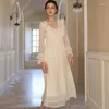 Women's Sleepwear XIKUO Nightdress Women's Spring/summer Sexy Suspenders Two-piece French Mesh Sweet Long Modal Home Clothes Suit