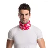 Bandanas 4pcs Polyester Sportkoeling Nek Gaiter Bandana Multifunctionele zomer buiten fietsen Fietsomslag Sunblock voor magische sjaal