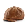 Berets 2023 Autumn Dad Sboy Hat Male Leisure Beret Man Outoors Ivy Cap Woman Fashion Painter 55-60CM