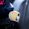 Обручальные кольца Beaqueen блестящий кубический циркония микропроката