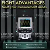 ET120M LCD Digital Oscilloscope 120MHz Bandbredd 500msa/s samplingshastighet HD 2,4 tum TFT med bakgrundsbelysning 2500 vågformlagring