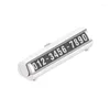 Interior Decorations Car Temporary Stop Sign Parking Card Phone Number Promise Plate Accessories Stickers