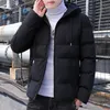 Herr ner (M-4XL) vinterrock tung trend stilig kortjacka förtjockad överrock koreansk stil manlig varm utkläderduk