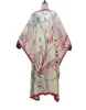 Ethnic Clothing African Dresses For Women Traditional Muslim Printed Twil Silk Abaya Kaftan Dresss Fashion Beach Caftan Cover Up CLothes