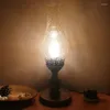 Table Lamps Lights Vintage Crack Glass Restaurant Dimmer Switch Metal Base Besides Study Room Desk Lighting Fixtures