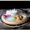 Płyty El Artistic Conception Temat Zimne potrawy Kreatywna płaska restauracja Chińska zastawa stołowa komercyjna
